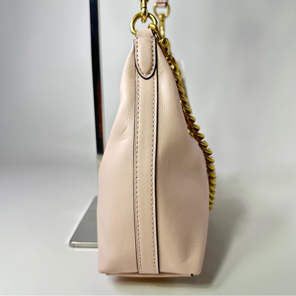 NWT Women’s Coach Juliet 25 Shoulder Bag Glovetanned Pale Pink/Blush Leather - Picture 8 of 14